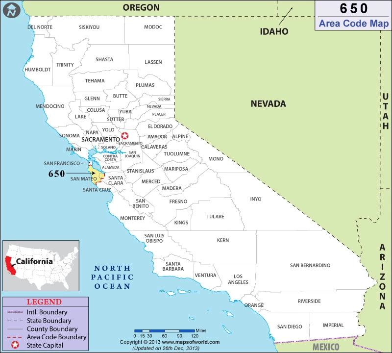 650 area code