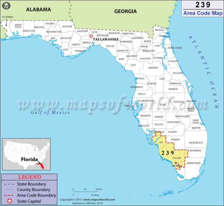 239 area code